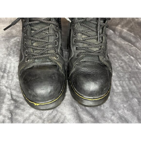 DR. DOC MARTENS Iron Bridge Black Industrial Steel Toe Safety Work Boots Mens 8 - Picture 14 of 14